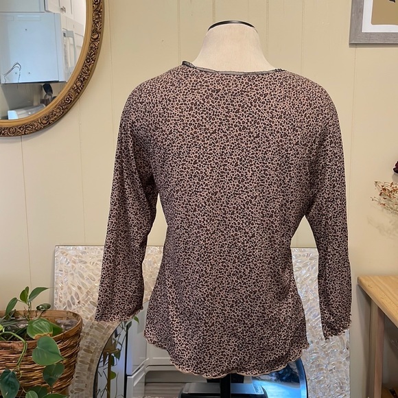 Vintage Leopard Print Top. Size Large 12/14 - Picture 2 of 4